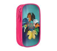 RLHRJEFZ Wi-ngs of Fire Pencil Case Zipper Pen Bag Large Capacity Pen Stationery Box Storage Organizer Bag Makeup Office Pouch School Stationery Supplies for Boys Girls