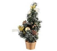RLKHXBS 1pc Stocking Stuffer Gifts Nativity Ornaments Winter Centerpieces Tabletop Christmas Diorama Models Desktop Decorations Tree Pvc, Foam Gold Frosted Commemoration Day