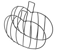 RLKHXBS 2pcs Pumpkin Wreath Form Metal Frame for Halloween Decorations Floral Wreath Making Tool Sturdy Structure for Autumn Craft Projects for Holiday Decor