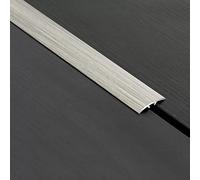 RLKHXBS 36 47 59 Inch Floor Transition Strip, Metal Gap Filler/Vinyl Laminated Flooring Tile Covering Bar Wood Grain, Indoor Kitchen Doorway Between