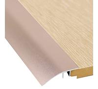 RLKHXBS 95/105/115/125/135/145 Cm Doorway Floor Transition Strip, Self Adhesive Floor Cover Strips/Gap Connecting Strips, for Threshold Height Less Than 1 Mm