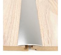 RLKHXBS Aluminum Flat Transition Strip for Floor, Self Adhesive Door Strip Flooring Reducer, Door for Laminate Flooring, 1.6inch Wide