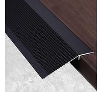 RLKHXBS Aluminum Floor Transition Strip, Extra Wide 4 Inch Reducer Flute Thresholds Ramp, Laminate Floor Joining Bar for Doorway