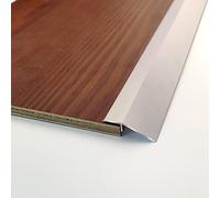 RLKHXBS Aluminum Threshold Transition, Wide 35mm Floor to Laminate Tile Flooring Strips/Black Grey Gold Edge Trim Rise Tilt Reducer 36 40 50 60 67 Inch, Self Adhesive