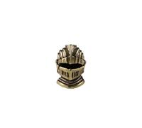 RLKHXBS Antique Soldier Warrior Knight Helmet Keychain Large Aperture Umbrella Rope Pendant Copper