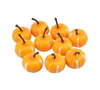 RLKHXBS Artificial Pumpkins, 6 PCS/10 PCS/12 PCS/24 PCS Fake Pumpkins Faux Harvest Pumpkins for Thanksgiving Party Halloween Holiday Decorations