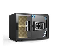RLKHXBS Cabinet s Deluxe Electronic Digital Anti-Theft Auto Opening Steel Fashion Security Home for Home Office Business (Color : Brown Size : 352525cm) (Black 35 * 25 * 25cm)