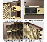 RLKHXBS Cabinet s Small s for Home Personal Cabinet s Finish Password Fingerprint Key Digital Lock Cash Security for Office or Home Use Money Fire Waterpro