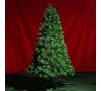 RLKHXBS Christmas Tree Artificial Trees Decoration Pine Christmas Tree Encrypted Artificial Christmas Tree PVC Flame Christmas tree (Green 7ft(2.1m)) The New