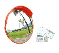 RLKHXBS Convex Traffic Mirror Security Mirror Curved Mirror Unbreakable, Multiple Sizes, wide Angle HD PC for Specialized Road Safety Store, with Adjustable Mounting Accessories