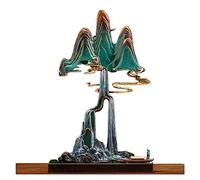 RLKHXBS Decor Statues All Copper Mountain Crafts Ornaments Office Living Room Entryway Bogu Shelf Decoration Home Accessories Desktop Figurines (A)