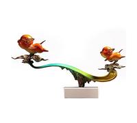 RLKHXBS Decor Statues Home Copper Pig Entrance Decoration Everything Goes Well Sculpture Living Room Artwork Statue Desktop Figurines (A)