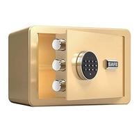 RLKHXBS Electronic Digital s, Anti-theft and Anti-Smash s with Keys, for Home Office, Can Mounted in Wall or Floor, 10x14x10in, Gold (Gold)