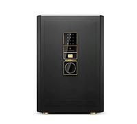 RLKHXBS Electronic Digital Security Digital Security Solid Alloy Steel Construction with 4 Live-Locking Bolts Password Plus Key Setting for Home Office Hotel (Color : Black)