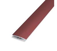 RLKHXBS Extra Wide T Molding Flooring Transition Strip, Wood Vinyl Floor Reducer Wide 4cm Flat Edge Trim Easy to Cut, Metal Carpet to Tile Transitions