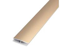 RLKHXBS Extra Wide T Molding Flooring Transition Strip, Wood Vinyl Floor Reducer Wide 4cm Flat Edge Trim Easy to Cut, Metal Carpet to Tile Transitions