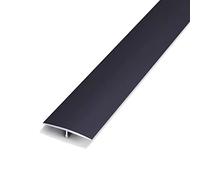 RLKHXBS Extra Wide T Molding Flooring Transition Strip, Wood Vinyl Floor Reducer Wide 4cm Flat Edge Trim Easy to Cut, Metal Carpet to Tile Transitions