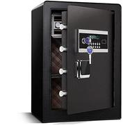 RLKHXBS, Fireproof Waterproof Cabinet s Digital, Primary Fireproof Security with Double Key Lock Password Interior Lock Led, Keypad Cabinet for Cash Jewel