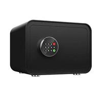 RLKHXBS, Fireproof Waterproof Deposit Digital Electronic s, Cash, Small Electronic Password Key ge Cabinet 2 Layers + Alarm System for Office Or Home Use, Wall Or Flo for