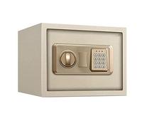 RLKHXBS, Fireproof Waterproof Deposit Digital Security Cash Money Steel for Office Or Home Use Wall Or Floor Mounted - Beige -35X25X25cm for Home Office Cash Use ge (Whi (Gold