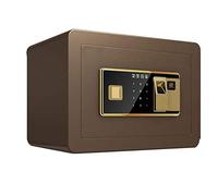 RLKHXBS, Fireproof Waterproof Deposit Insurance Security Fingerprint Medium Digital, Steel Construction, Electronic Password Security 35 X 25 X 25cm for Home (Bro