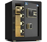 RLKHXBS, Fireproof Waterproof Digital for Money Jewelry Document SecurityDigital for Money Jewelry Document Security Cabinet s Home s Electronic Digital Security (Blac