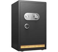 RLKHXBS, Fireproof Waterproof Lock Combination Steel Anti-Theft and Cash Locker,Large-Capacity Container for Household and Hotel for Home Office Cash Use (80cm) (60cm)