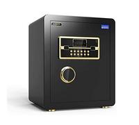 RLKHXBS Fireproof Waterproof Safe - Digital Safe,Electronic Steel,Fireproof Lock Box with Keypad to Protect Money,Jewelry,Passports Home,Business or Travel for Home Office