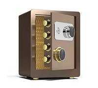 RLKHXBS, Fireproof Waterproof Security Digital Cabinet s Fireproof Mechanical, Cabinets, Anti-Theft and Anti-Drilling Home Hotel Office File ge Cabinet, 4 (Bro