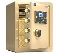 RLKHXBS, Fireproof Waterproof Security Fireproof and Anti-Theft Electronic Code Lock Cabinet for Home Office Banking 2 Ways to Unlock for Home Office Cash Use (36x (38x