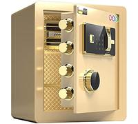 RLKHXBS, Fireproof Waterproof Security Office Fireproof and Anti-Theft Steel ge Fingerprint Password Lock Cabinet 6 Ways to Unlock for Home Office Cash Use ge (38x32x (38x