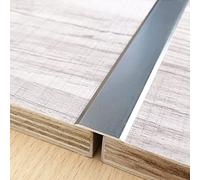 RLKHXBS Flat Floor Transition Strip Self Adhesive, Edging Trim Strip for TV Wall & Cabinet Decoration, Aluminum Door Gap Connecting Strip, 0.6inch / 0.8inch / 1.4inch / 2inch / 2.4inch Wide