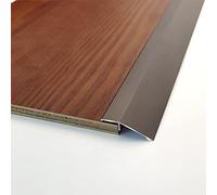 RLKHXBS Floor Tramsition Strip 1.4 Inch Wide, Rise/Slant Flooring Reducer Self Adhesive Carpet Edge Trim to Tramsition Between Laminate and Tile, Doorways Threshold Ramp Molding