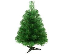 RLKHXBS Green Decor Miniature Pine Tree: 60cm Artificial Xmas Tree Green Tree Bottle Brush Tree with Base Holiday Tabletop Fireplace Decorations Nativity Decor Commemoration Day