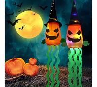 RLKHXBS Halloween Decorations Witch Pump-kin Lights, String Flashing Lights, Festival Dress Up,Pump-kin Lantern String Lamp for Hallween Decors(Colored/White Light)