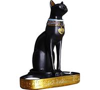 RLKHXBS HongLianRiven Tabletop Statue Egyptian Cat God Animals Resin Crafts Family Desktop Decoration 1620CM