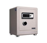 RLKHXBS Hotel Safes Money Handling Products Fingerprint 45cm Fingerprint Password Safe Anti Theft Office in Wall Safe with Alarm for Home and Office (Color Picture Color Size 465 390 365mm)