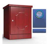 RLKHXBS Invisible Double Door s Household Bedside s Invisible Small Fingerprint Password s Bedroom Wooden Bedside Table Anti-Theft Jewelry Cash s Deposit Money Handling Products (Color :