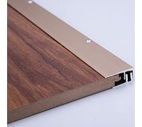 RLKHXBS Metal Transition Strip for Flooring, Laminate Floor/Tile Base of The Wall/Doorways Edge Trim Strips, Wide 3.4cm Carpet to Tile Bar, with Snap Track