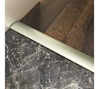 RLKHXBS Narrow Floor Transition Strips Door to Tile, Aluminum Flooring Edge Trim Matte Black Gold Reducer for Doorway Threshold Less Than 6mm, for Uneven Vinyl Laminate Tile Floors