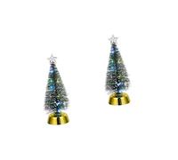 RLKHXBS Pine Tree 2 Pcs Glowing Desktop Decor LED Decor Artificiales Para Tiny Sisal Trees Desktop Desktop Xmas Tree with Lights Plastic Commemoration Day