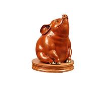 RLKHXBS Porch Decoration Copper Pig Crafts Incense Burner Study Living Room Decorations Blessing Good Moral Ornaments for The Home