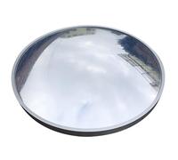 RLKHXBS Round Acrylic Outdoor, Aluminum Frame Traffic Mirror, Indoor and Outdoor Safety Mirror, Blind Spot Driveway Mirror，Wide Angle Mirror with Clear Vision