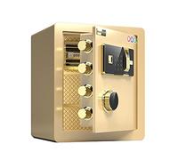 RLKHXBS s Home Office Fireproof And Anti-theft, Steel Storage, Fingerprint Password Lock Cabinet, 6 Ways To Unlock, 3 Sizes (Size : 38x32x45cm) (38x32x45cm)