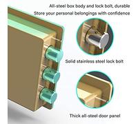 RLKHXBS Safe Deposit Small Home In-wall Electronic Password Safe Child Girl Adult Creative Piggy Bank Storage smart home safe