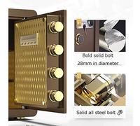 RLKHXBS Safe,Home Safe, Safes, All Steel Mechanical Password Safe Deposit 45cm Cash Lock for Home Office Bank Enterprise Hotel Gold