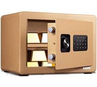 RLKHXBS Safe,Home Safe, Small Safes for Home Personal Safe Cabinet Safes with Keypad Can Secret Stash (Color : Gold)