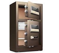 RLKHXBS Security Lock Digital and Fingerprint Lock with Key Lock Steel Safe Home Safe Storage Of Cash and Valuables Security
