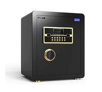 RLKHXBS Security Safe Digital Safe Electronic Steel Fireproof Lock with Keypad to Protect Money Passports for Home Business or Travel (Color Black)