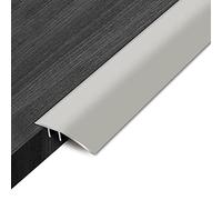 RLKHXBS Self Adhesive Floor Transition Strip, Aluminum Floor Divider Strip Thresholds Reducer, Carpet Trim Bar for Front Door Doorways
